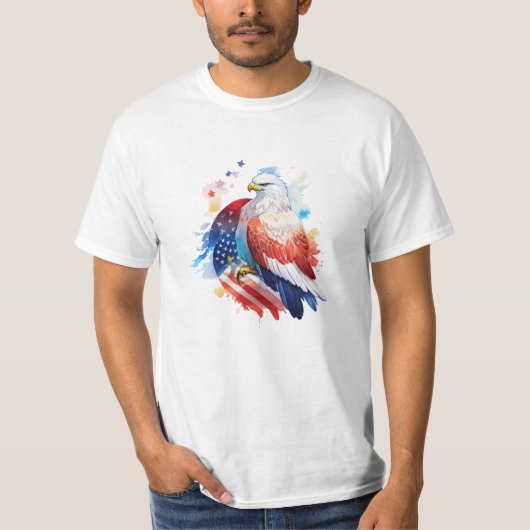 Patriotic Eagle T-Shirt (Vorderseite)