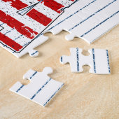 Patriotic Eagle und USA Puzzle (Seite)