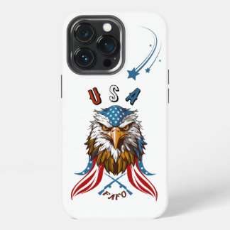 Patriotic Eagle USA FAFO iPhone 13 Pro Hülle