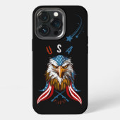 Patriotic Eagle USA FAFO iPhone Hülle (Hinten)