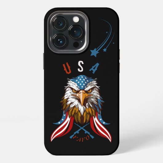 Patriotic Eagle USA FAFO iPhone Hülle (Hinten)