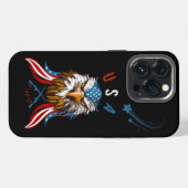 Patriotic Eagle USA FAFO iPhone Hülle (Rückseite (Horizontal))