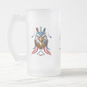 Patriotic Eagle USA FAFO Patriotische Tasse