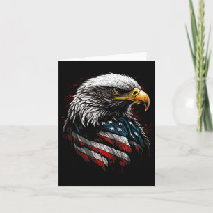 Patriotic Eagle USA Flag 4. Juli Männer Karte