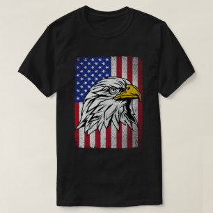 Patriotic Eagle USA Flag 4. Juli T-Shirt