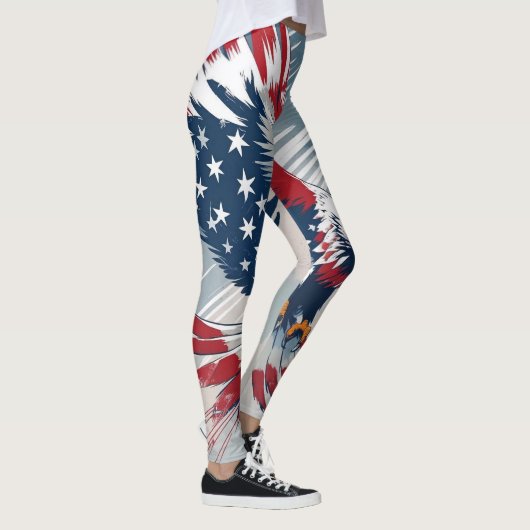 Patriotic Eagle USA Leggings (Rechts)