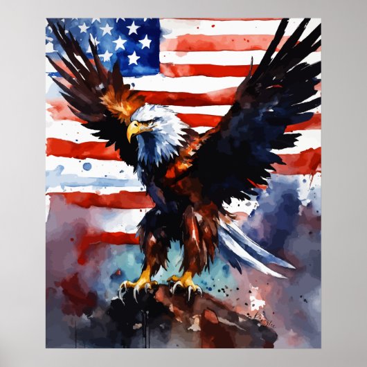 Patriotic Eagle | USA | Poster (Vorne)