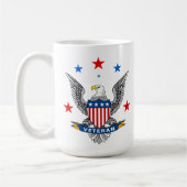 Patriotic Eagle Veteran Kaffeetasse (Links)