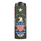 Patriotic Eagle Veteran Thermosbecher (Vorderseite)