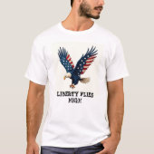 Patriotic Eagle - Vintages 4. Juli Shirt (Vorderseite)