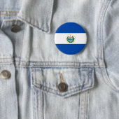 Patriotic El Salvador Flag Button (Beispiel)