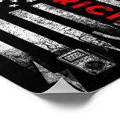 Patriotic Electrician American Flag Fathers Day Poster (Ecke)