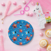 Patriotic Elmo und Cookie Monster Muster Pappteller (Party)