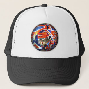 Patriotic England London Kollektion Kunstzubehör Truckerkappe