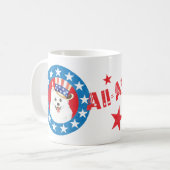 Patriotic Eskie Kaffeetasse (Vorderseite Links)