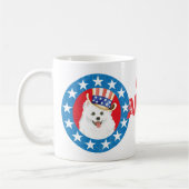 Patriotic Eskie Kaffeetasse (Links)
