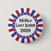 Patriotic Family Reunion Button (Vorderseite)