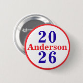 Patriotic Family Reunion Button (Vorne & Hinten)