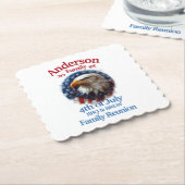 Patriotic Family Wiedersehen - 4. Juli GRILLEN & B Untersetzer (angewinkelt)