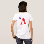 Patriotic Family Wiedersehen Stickers T-Shirt (Schwarz voll)