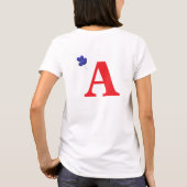 Patriotic Family Wiedersehen Stickers T-Shirt (Rückseite)