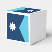 Patriotic favor box with Flag of Minnesota, USA Geschenkschachtel (Rückseite)