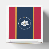 Patriotic favor box with Flag of Mississippi, USA Geschenkschachtel (Oben)