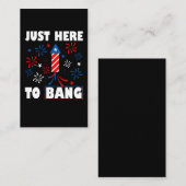 Patriotic Fireworks Director USA Celebration 4. Visitenkarte (Vorne/Hinten)