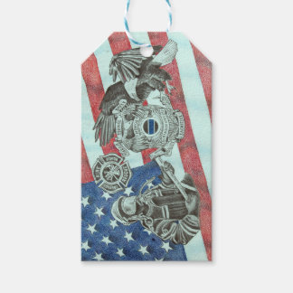 Patriotic First Responder Geschenkanhänger