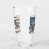 Patriotic First Responder Glas (Links)
