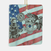 Patriotic First Responder Keramikornament (Rechts)