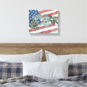 Patriotic First Responder Leinwanddruck (Insitu (Schlafzimmer))