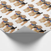 Patriotic Flag Duo Geschenkpapier (Ecke)