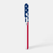 Patriotic Flag iPhone Case 16 Hülle (Linke Seite)
