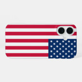 Patriotic Flag iPhone Case iPhone 16 Hülle (Rückseite (Horizontal))