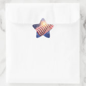 Patriotic Flag Star Stickers (Tasche)