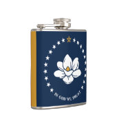 Patriotic flask with Flag of Mississippi State, US Flachmann (Rechts)