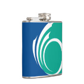 Patriotic flask with Flag of Ottawa, Canada Flachmann (Rechts)