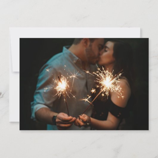 Patriotic Floral Amerikanische Unabhängigkeitstag Einladung (Rückseite)