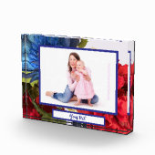 Patriotic Florals Foto Block (Rechts)