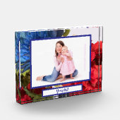Patriotic Florals Foto Block (Links)