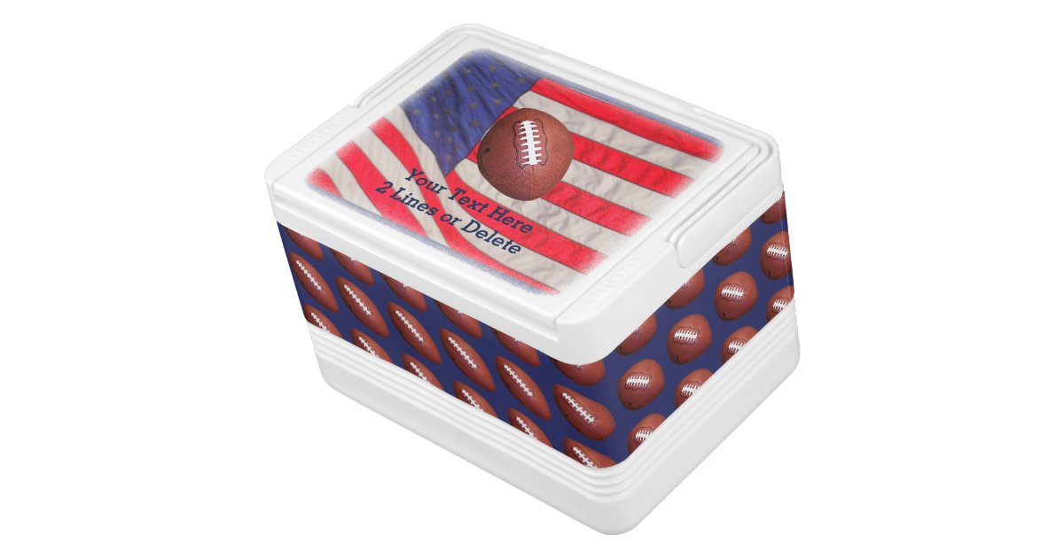Patriotic Football Iglu Cooler, amerikanische Flag Igloo Kühlbox