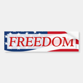 Patriotic Freedom American Flag Decal Autoaufkleber