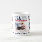 Patriotic Freedom America's 250th Anniversary Kaffeetasse (Mittel)