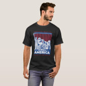 Patriotic Freedom Vater Mama 4. Juli Monumente Gr T-Shirt (Vorne ganz)