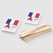 Patriotic French Flag BASTILLE DAY Fächer (Non-assembled)