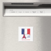 Patriotic French Flag BASTILLE DAY Magnet (In Situ (Geschirrspüler))