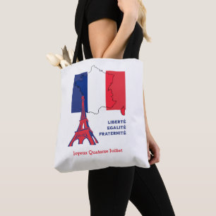 Patriotic French Flag BASTILLE DAY Tasche
