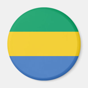 Patriotic Gabon Flag Magnet