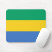 Patriotic Gabon Flag Mousepad (Mit Mouse)